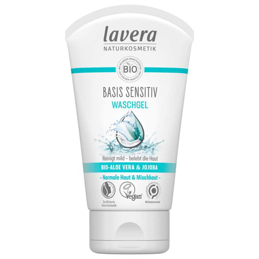 Lavera Basis Sensitiv Waschgel Bio Melisse & Bio Malve 125ml